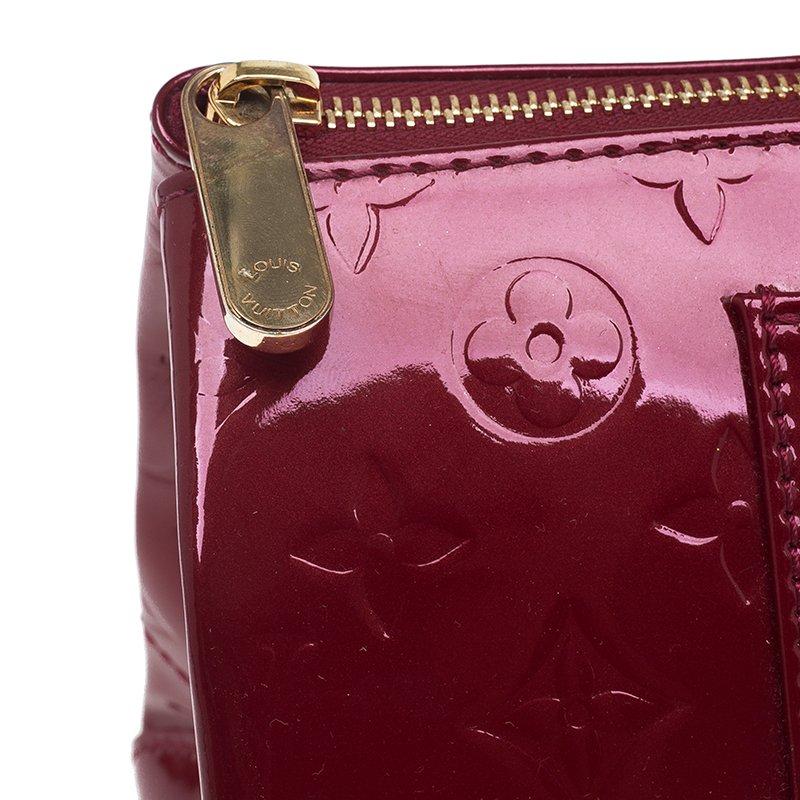 Louis Vuitton Red Monogram Vernis Rosewood Avenue Bag 8