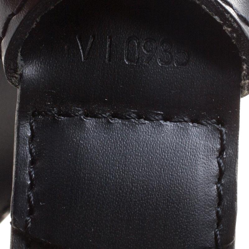 Louis Vuitton Black Epi Leather Sac D'epaule PM Bag 2