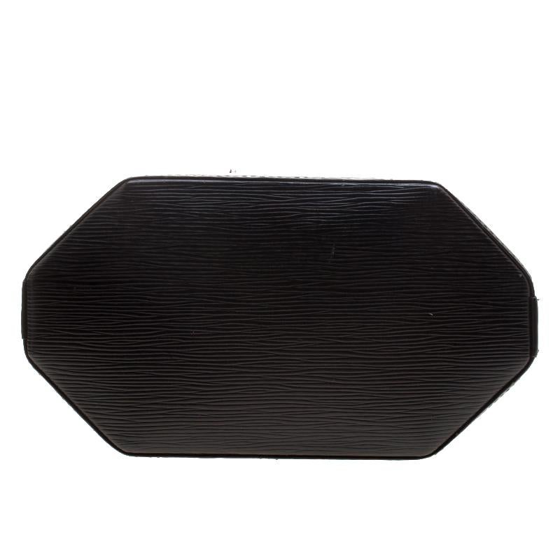 Louis Vuitton Black Epi Leather Sac D'epaule PM Bag 3