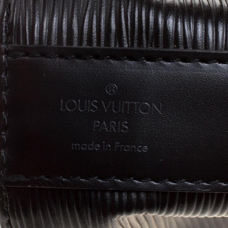 Louis Vuitton Black Epi Leather Sac D'epaule PM Bag 5