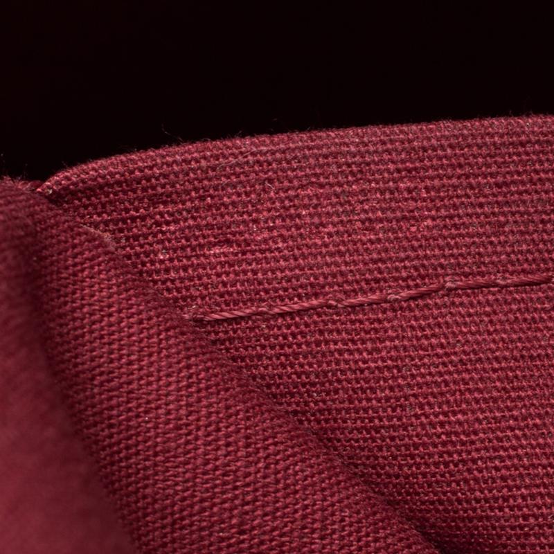 Louis Vuitton Red Monogram Vernis Bellevue PM Bag 3