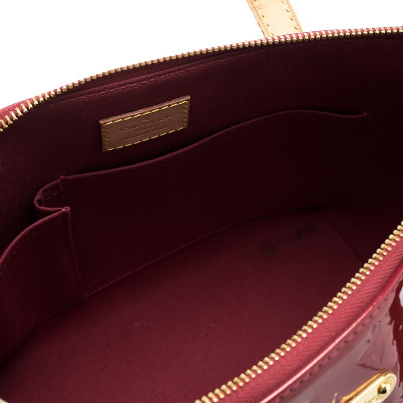 Louis Vuitton Red Monogram Vernis Bellevue PM Bag 1