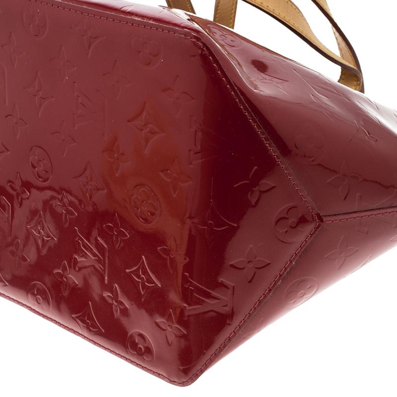 Louis Vuitton Red Monogram Vernis Bellevue PM Bag 5