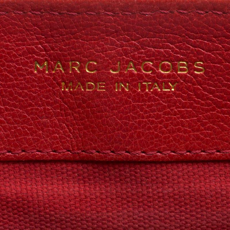 Marc Jacobs Red Quilted Leather Baroque Shoulder Bag 2