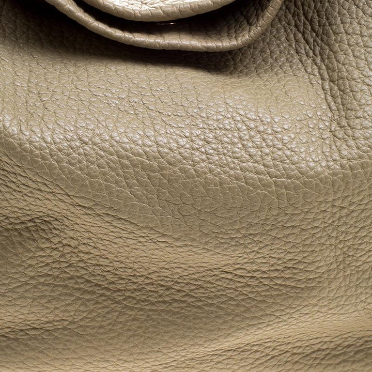 Mulberry Light Green Leather Evelina Hobo For Sale at 1stDibs