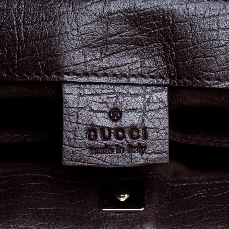 Gucci Beige GG Supreme Canvas Portfolio Document Case 5
