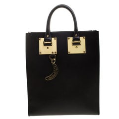 Sophie Hulme Black Leather Albion Tote