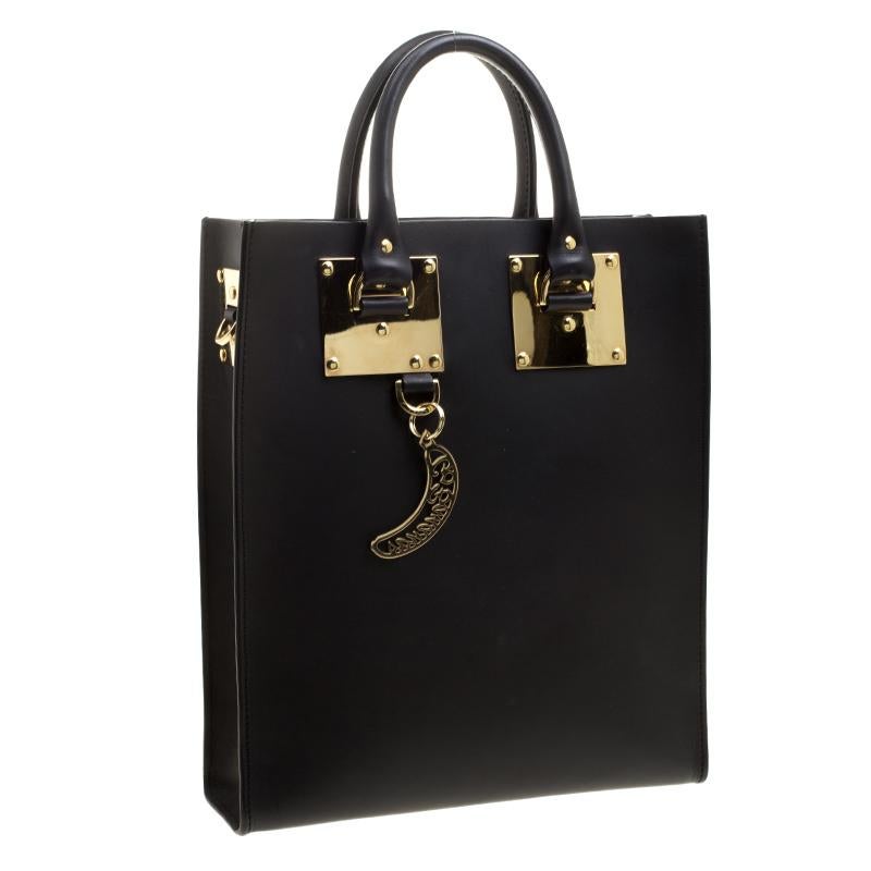 Sophie Hulme Black Leather Albion Tote 6