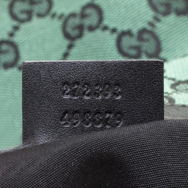 Gucci Green/Black GG Canvas Medium Abbey Shoulder Bag 7