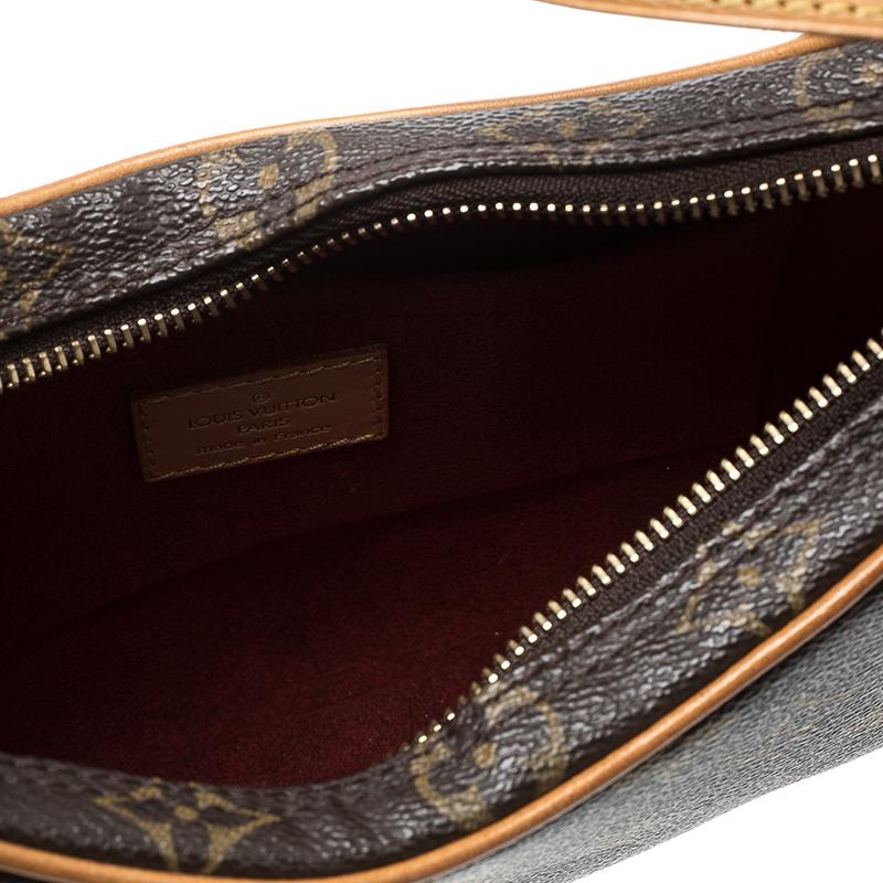Louis Vuitton Croissant PM Tasche aus Segeltuch mit Monogramm im Zustand „Gut“ in Dubai, Al Qouz 2