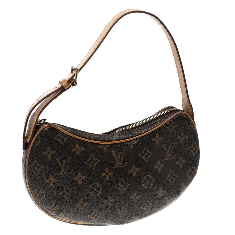 Louis Vuitton Croissant PM Tasche aus Segeltuch mit Monogramm 1
