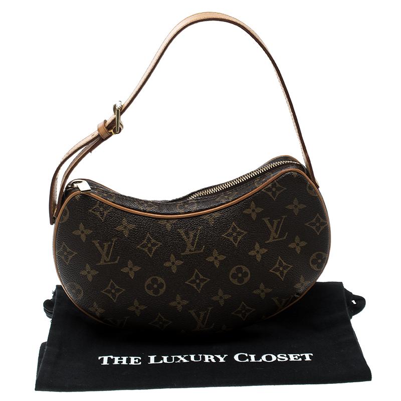 Louis Vuitton Croissant PM Tasche aus Segeltuch mit Monogramm 2