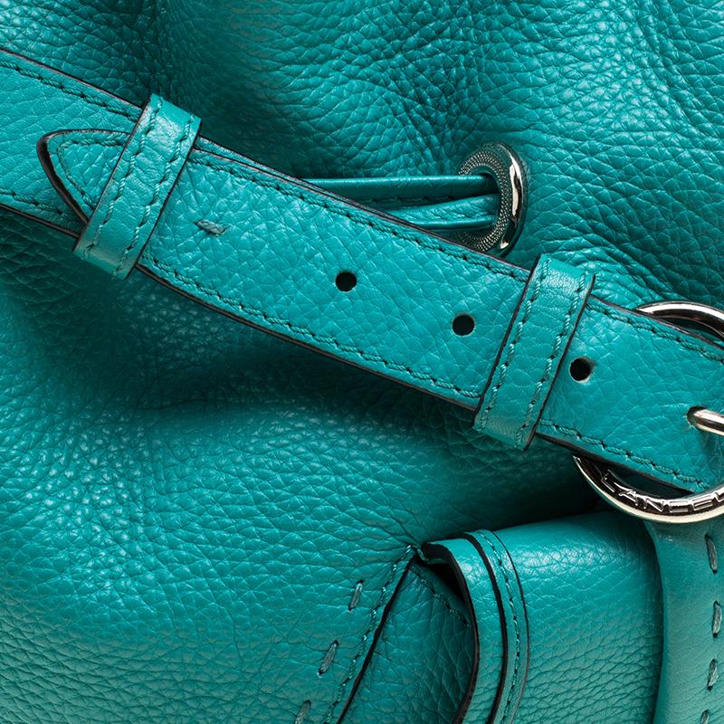 Lancel Green Leather Premiere Flirt Bucket Shoulder Bag 4
