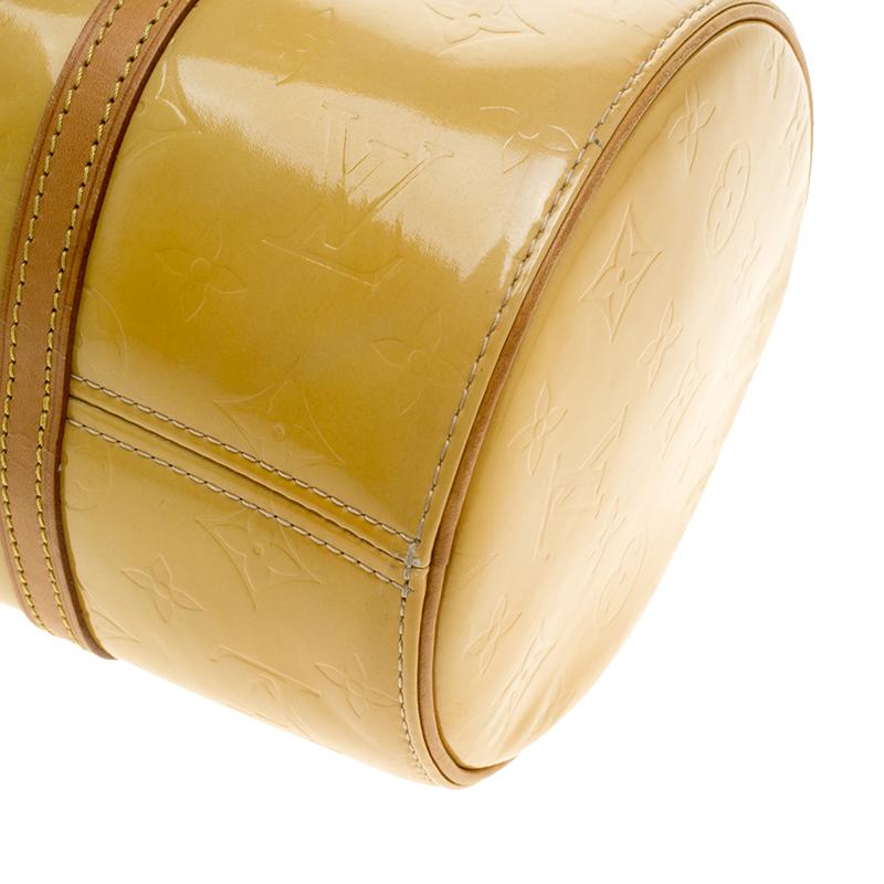 Louis Vuitton Beige Monogram Vernis Bedford Bag 4