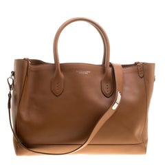 Ralph Lauren Brown Leather Classic Tote