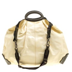 Marni Cream Patent Leather Large New Balloon Hobo