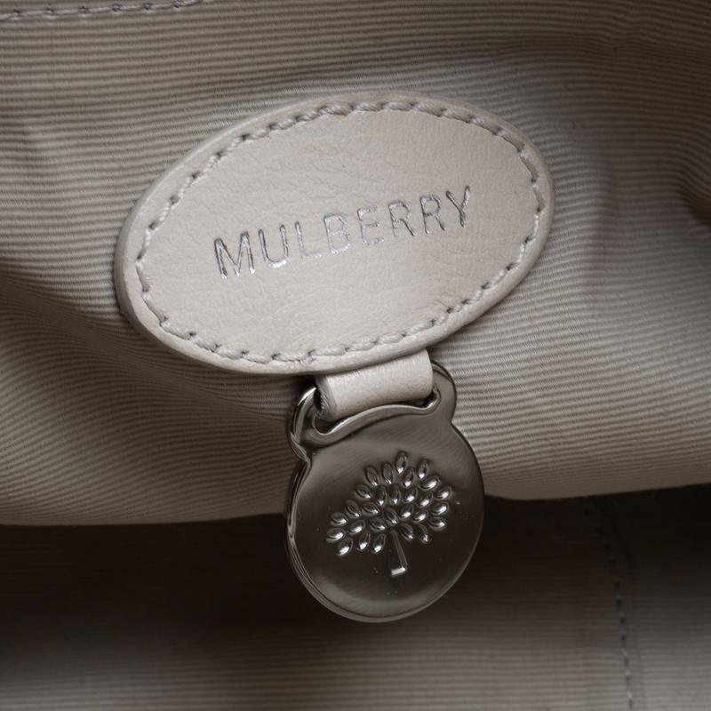 Mulberry Cream Leather Daria Hobo 1