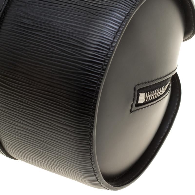 Louis Vuitton Black Epi Leather Soufflot Bag 1