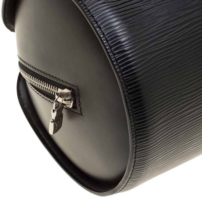 Louis Vuitton Black Epi Leather Soufflot Bag 4