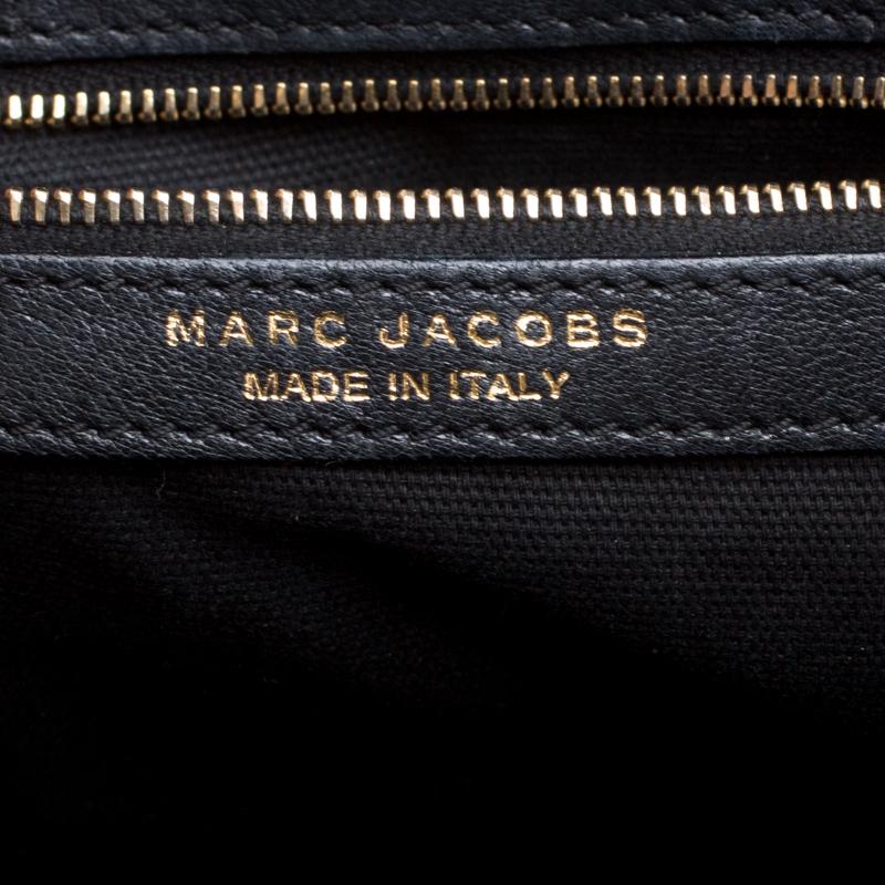Marc Jacobs Black Leather Stam Satchel 5