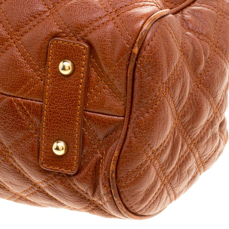 Marc Jacobs Khaki Quilted Leather Stam Shoulder Bag 1