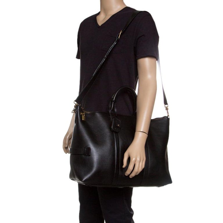 Bally Black Leather Weekend Bag at 1stDibs bally weekend bag, bally duffle, bally duffle bag