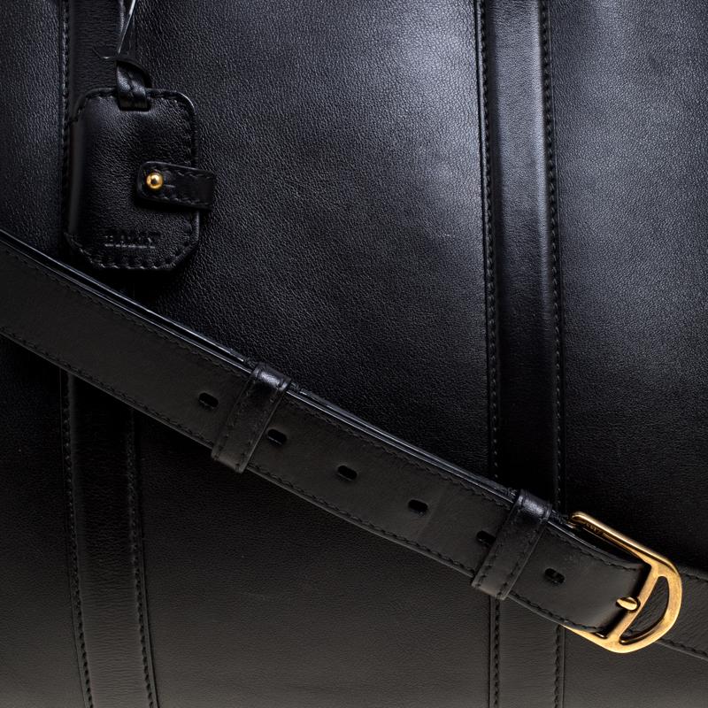 Bally Black Leather Weekend Bag 3