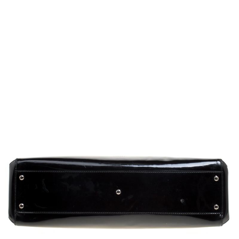 Cartier Black Patent Leather Large Marcello de Cartier Bag 7