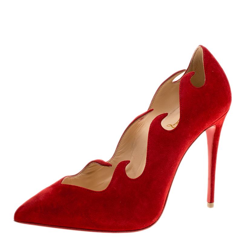 louboutin red pump