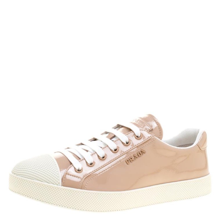 prada beige trainers