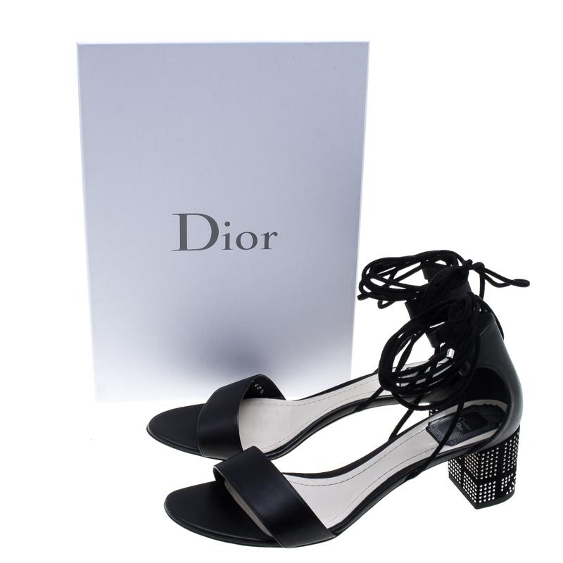 dior lace up sandals