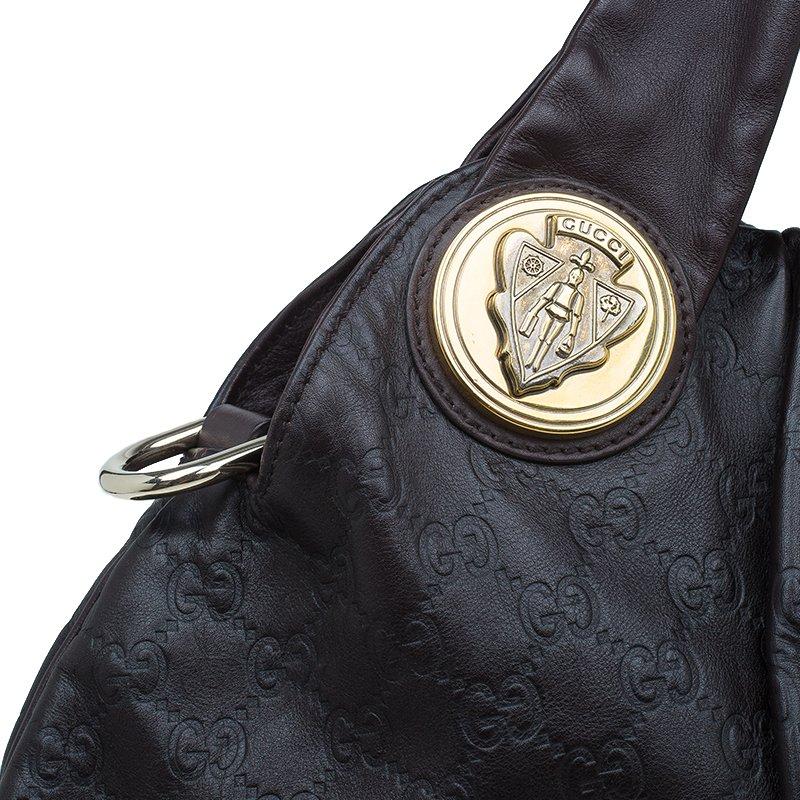 Gucci Burgundy Guccussima Leather Large Hysteria Hobo 1