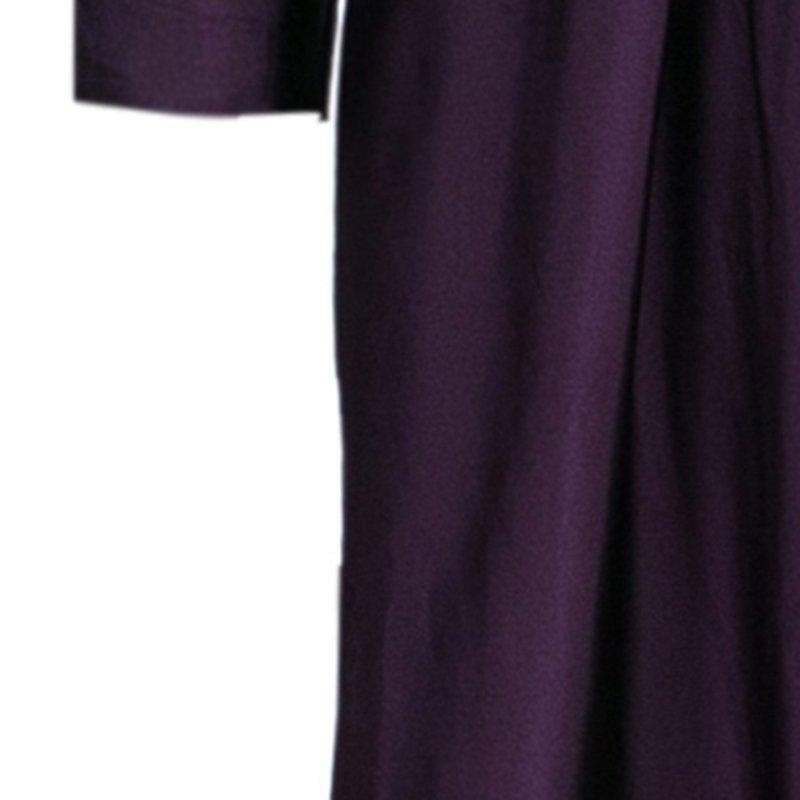 Alberta Ferretti Limited Edition Purple Silk Gown S 5
