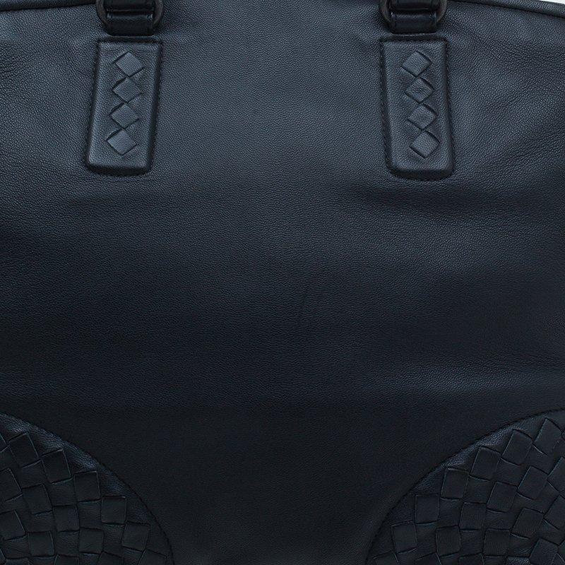 Bottega Veneta Black Nappa Intrecciato Leather Small Tote Bag 10