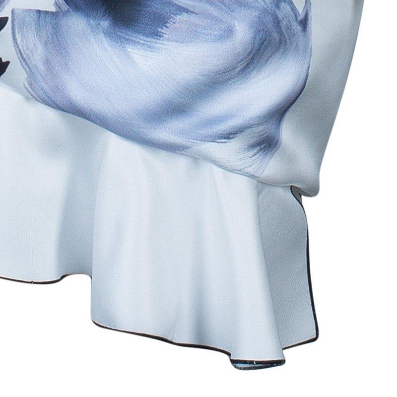 Prabal Gurung Rose Print Asymmetric Sleeveless Dress M 3