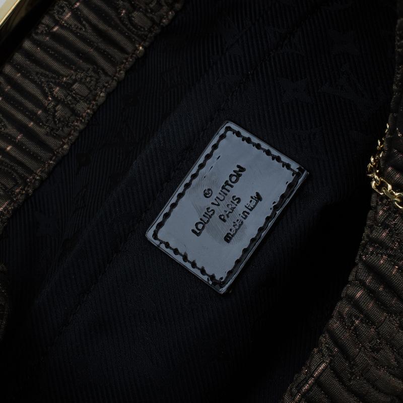Louis Vuitton Bronze Monogram Jacquard Limited Edition Altair Clutch 5