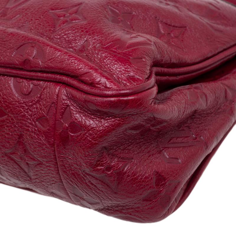 Louis Vuitton Red Monogram Leather My Deer Enigme Clutch 7