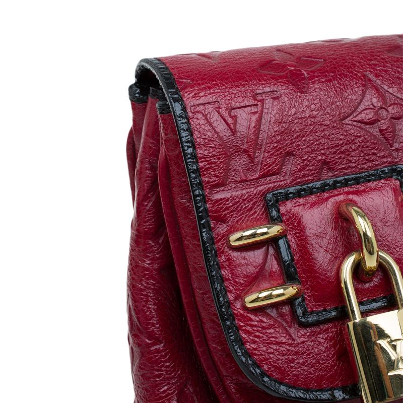 Louis Vuitton Red Monogram Leather My Deer Enigme Clutch 4