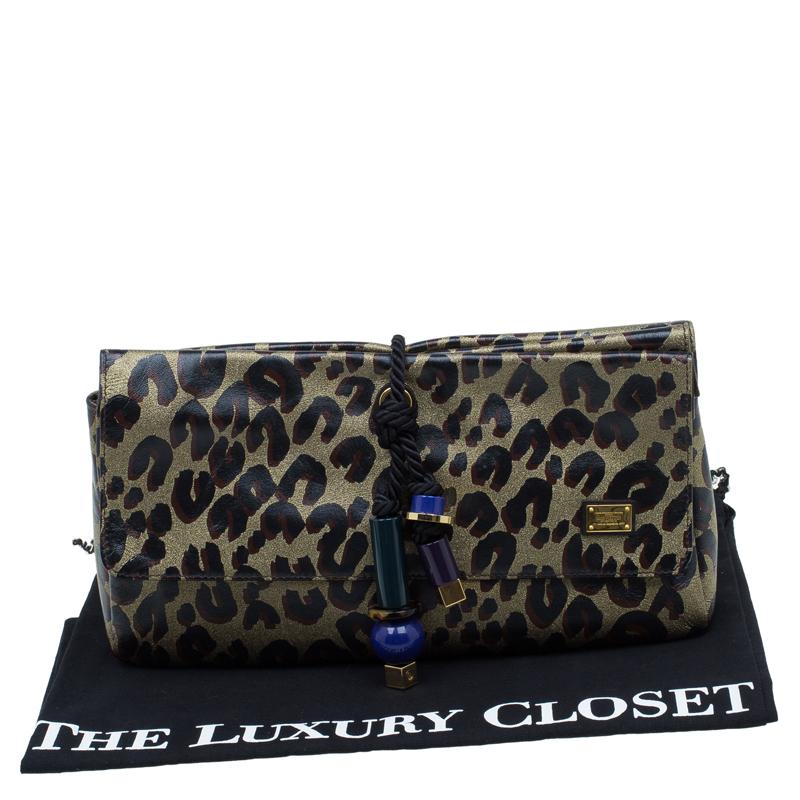 Louis Vuitton Limited Edition Leopard Nocturne African Queen Clutch 1
