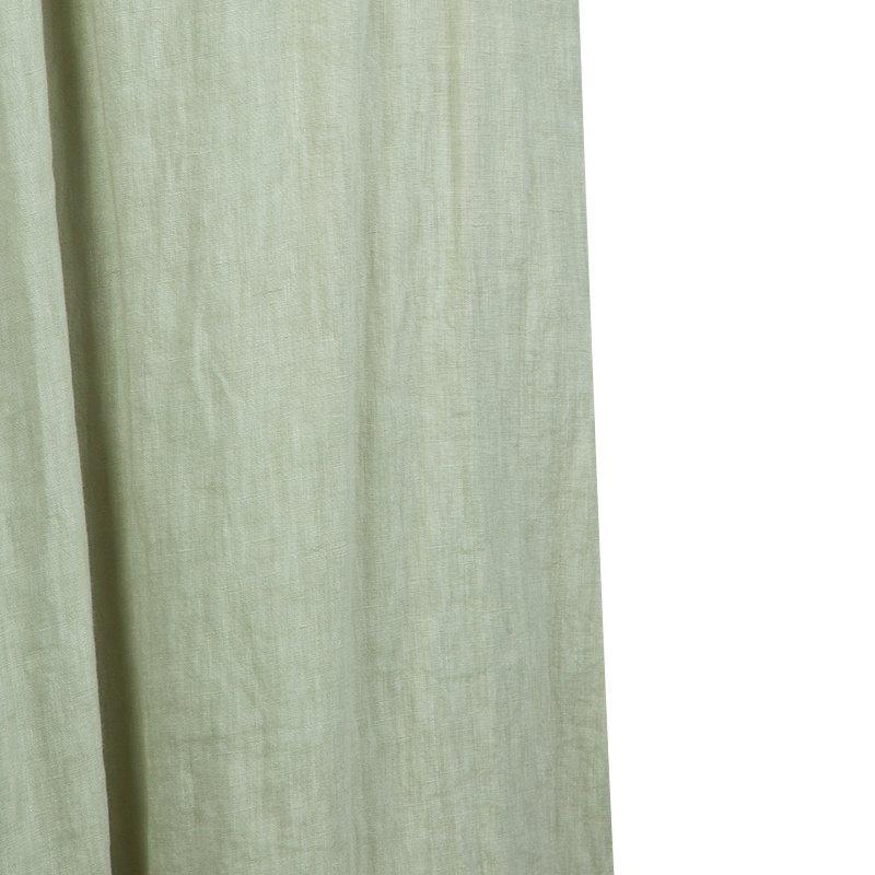 Alberta Ferretti Pistachio Green Linen Ruched Strapless Maxi Dress M 3