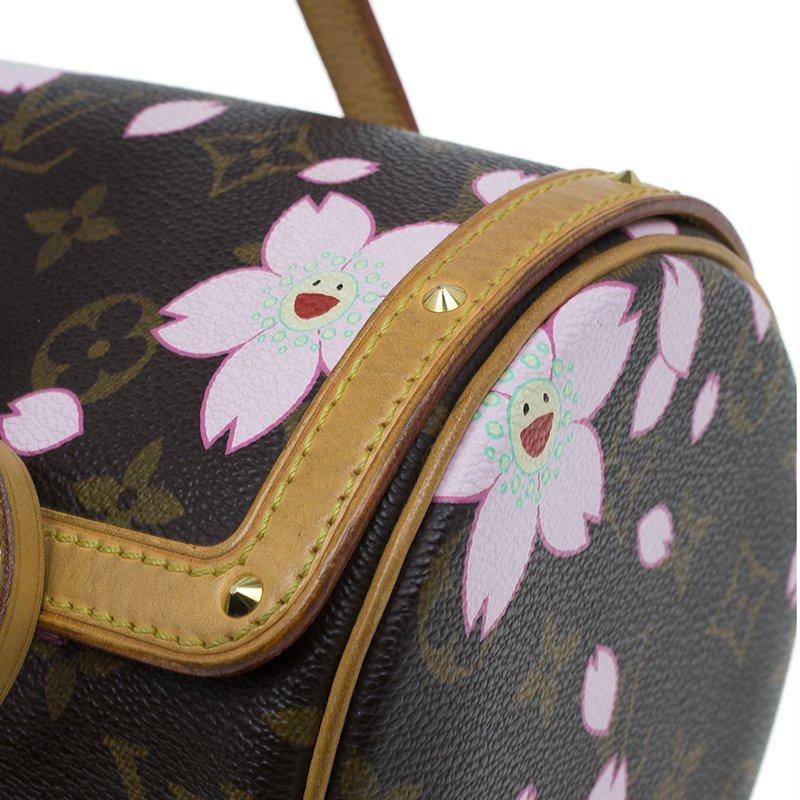 Women's Louis Vuitton Monogram Canvas Limited Edition Cherry Blossom Papillon Bag