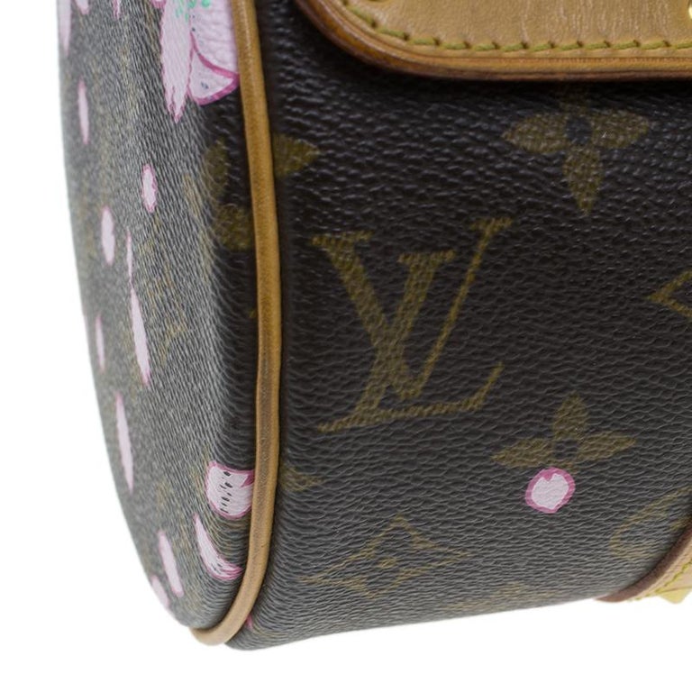 Louis Vuitton Monogram Canvas Limited Edition Cherry Blossom Papillon Bag  at 1stDibs