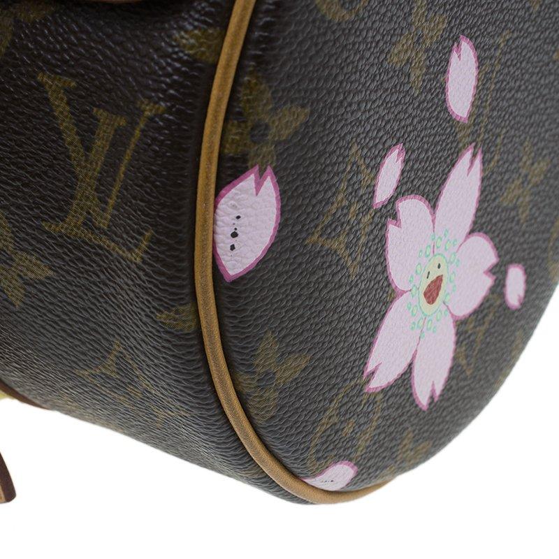 Louis Vuitton Monogram Canvas Limited Edition Cherry Blossom Papillon Bag 8