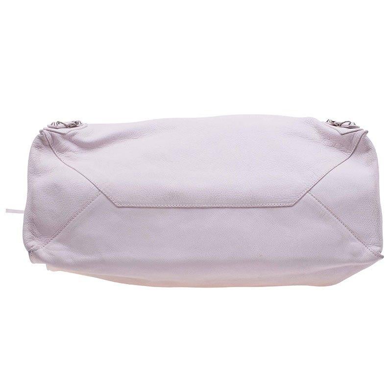Balenciaga Pink Leather Papier A4 Tote 4