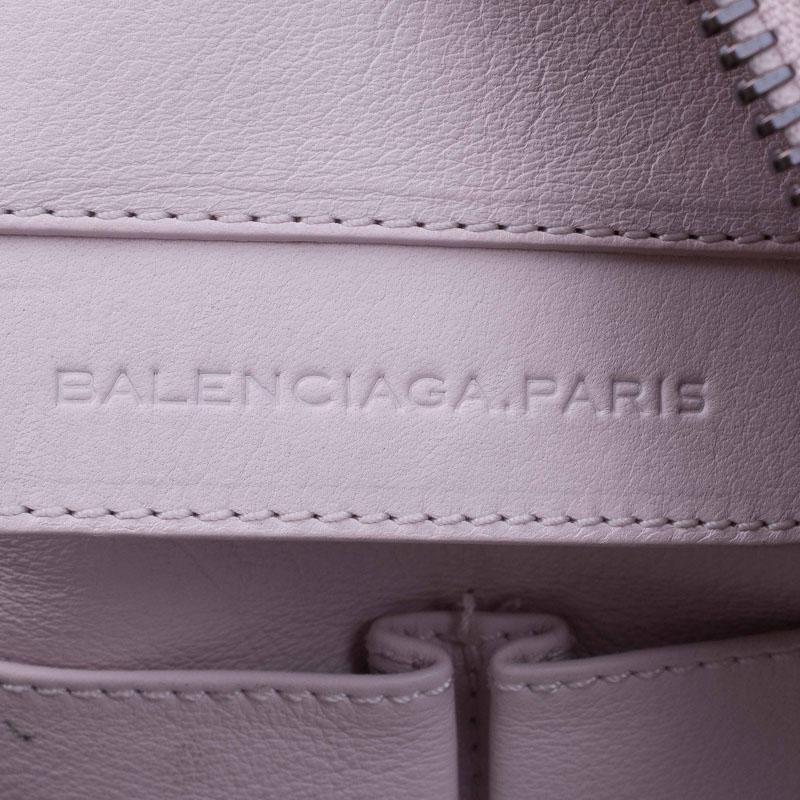 Balenciaga Pink Leather Papier A4 Tote 3