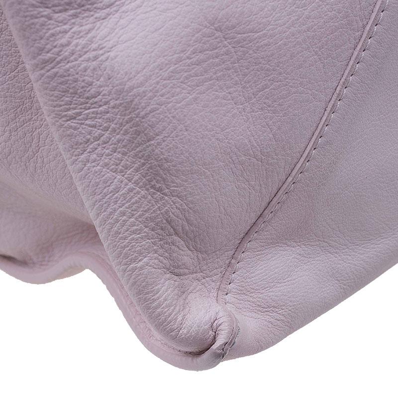 Balenciaga Pink Leather Papier A4 Tote 7
