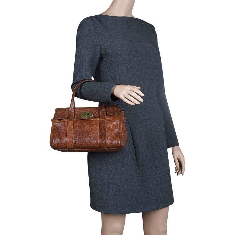 Mulberry Brown Leather Small Bayswater Satchel For At 1stdibs Mulberry Brown Leather Small Bayswater Satchel In Good Condition For Dubai Ae