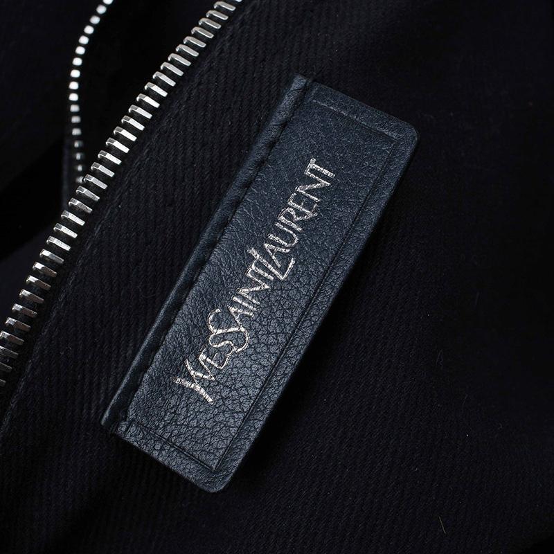 Saint Laurent Paris Black Leather Medium Muse Two Satchel 5