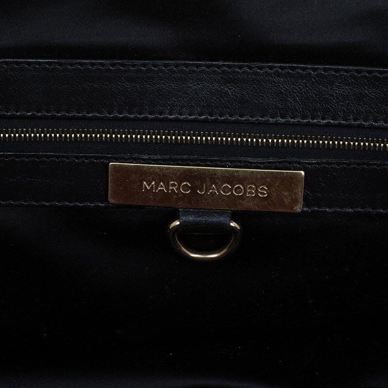 Marc Jacobs Black Patent Leather Stam Satchel 1
