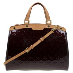 Louis Vuitton Amarante Monogram Vernis Brea GM Bag